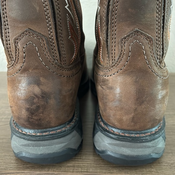 Mens Ariat Western Style WorkHog XT Work Boot 10EE Wide, Brown - Picture 12 of 14